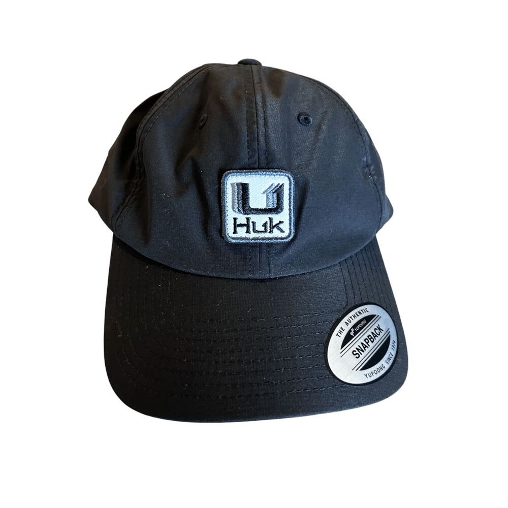 Huk Unstructured Performance Adjustable Hat - Black - One Size - Picture 2 of 6